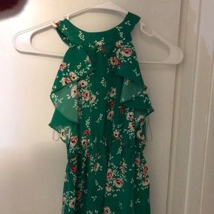 Girls flower summer dress